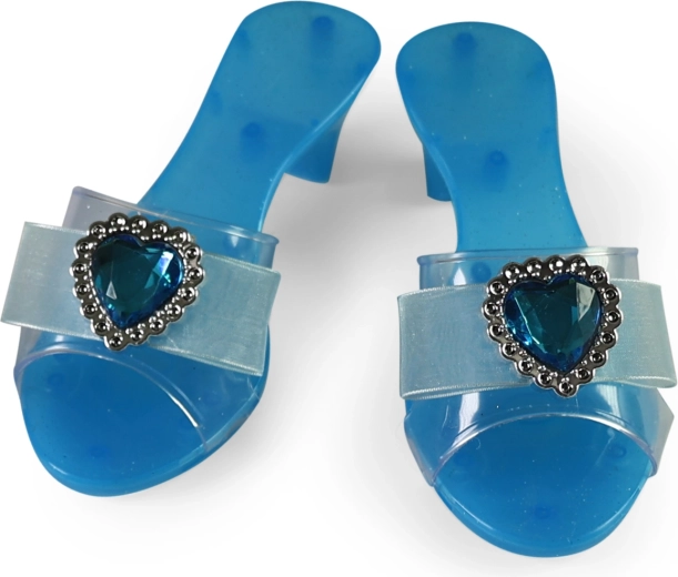 Bleščeči modri čeveljčki za princeskin korak