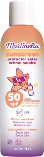 Children's sunscreen spray Martinelia SPF 50 water-resistant 200 ml - 1 piece