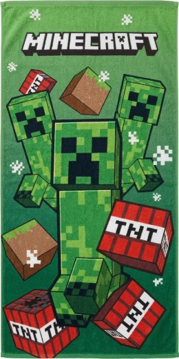 Hitro sušeča otroška brisača Minecraft creeper in TNT - 1 kos