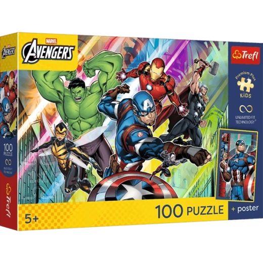 100 kosov in dinamičen motiv Marvel Avengers