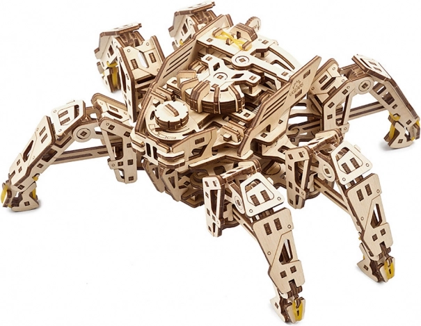 Mehanski model lesenega pajka UGEARS Hexapod Explorer