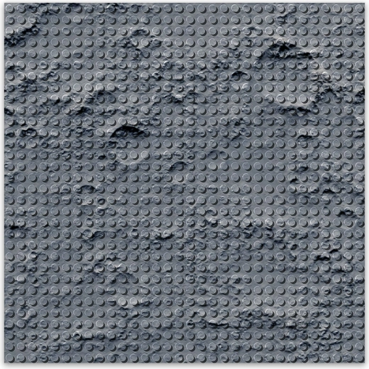 Dizajnerska gradbena podloga Lunina pokrajina 25,5 x 25,5 cm