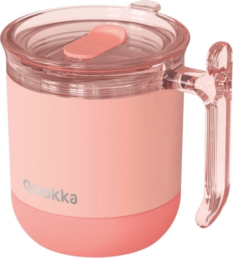 Termo lonček Quokka Wave Peachy Pink rožnat 260 ml