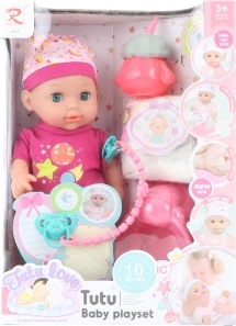 Punčka Tutu Malček 30 cm s čajanjem in zvoki