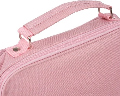 Sturdy handle and double-sided zippers