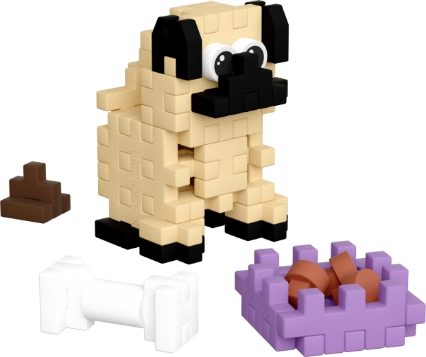 Prikupen mops iz 42 koščkov