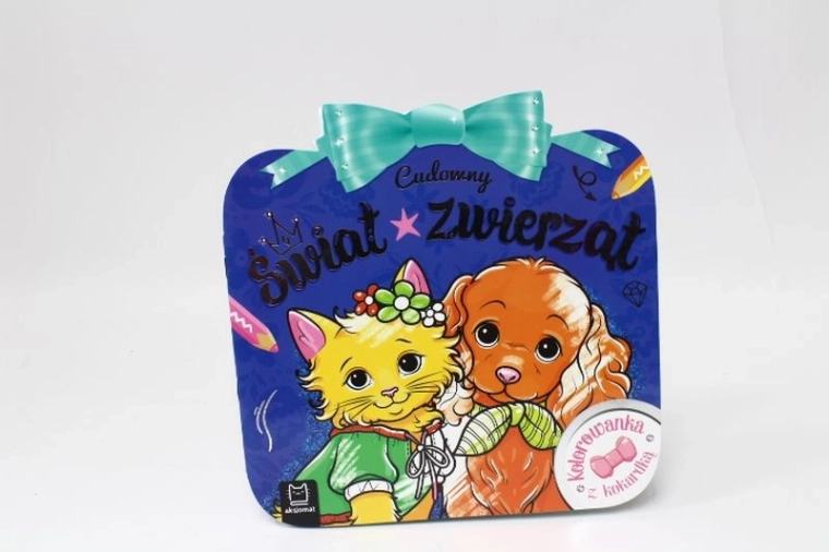 Coloring Book with a Bow – A Magical World of Animals