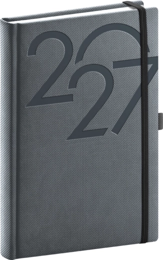 Notique dnevnik Ajax 2027 črn 15 × 21 cm
