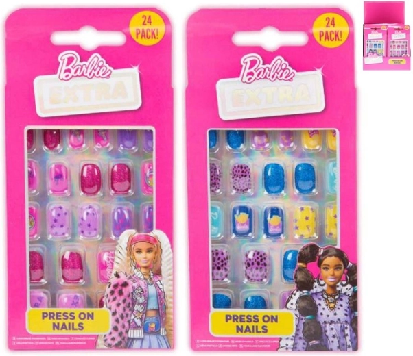 Set nalepljivih nohtov BARBIE za otroke