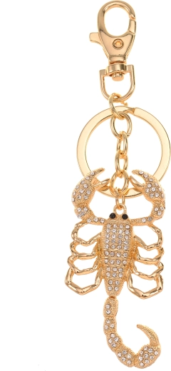 Zlat obesek za ključe škorpijon