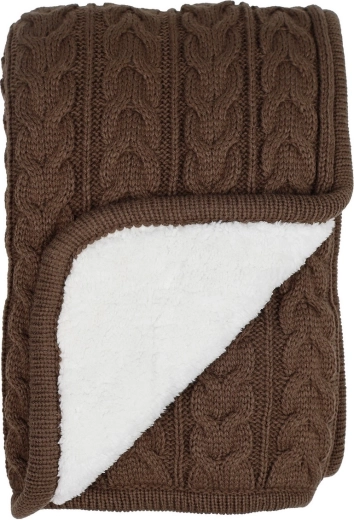 VINTER & BLOOM odeja cuddly chocolate chip