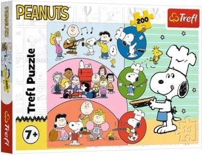 Sestavljanka Snoopy in prijatelji (200 kosov)