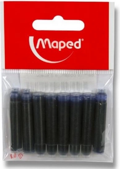 Maped vložki z modrim črnilom, 8 kosov