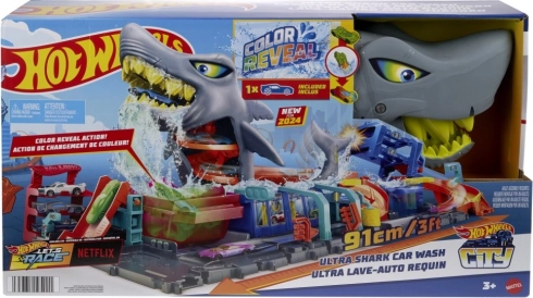 Mesto Hot Wheels Ultra Avtopralnica Morski pes