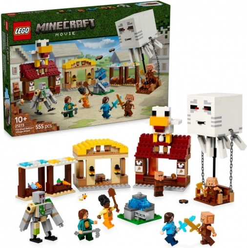 LEGO Minecraft Ghastov balon in napad na vas
