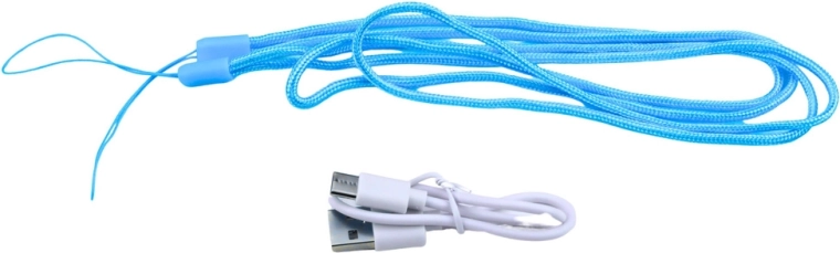 USB‑C polnjenje in nošenje okoli vratu