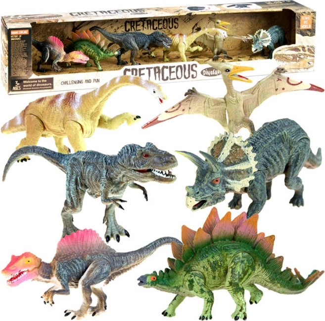 Set dinozavrov - pobarvane figurice