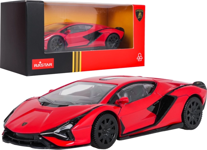 Kovinski model Lamborghini Sián RASTAR v merilu 1:43 – Rdeča