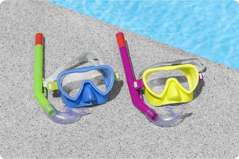 Ergonomski snorkelj za lahko dihanje