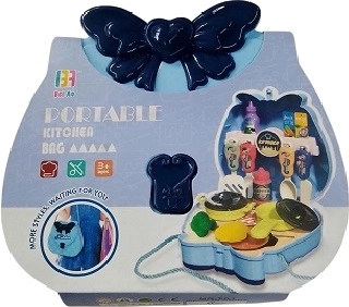 Prenosna kuhinjska torba – otroški kuhinjski set v torbi