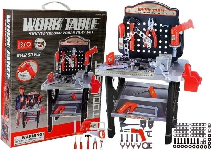 Otroška delavnica z baterijskim vrtalnikom 75 cm