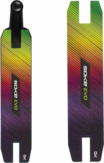 Soke griptape za freestyle skiro Rainbow 47 × 10 cm - 1 kos