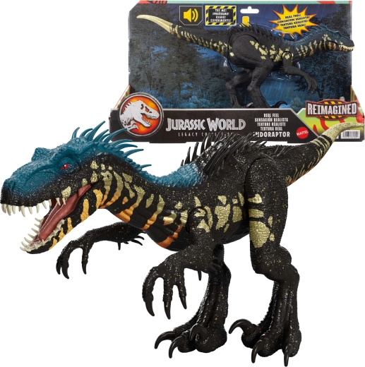 Mattel Jurassic World Reimagined interaktivna figura dino Indoraptor 35 cm