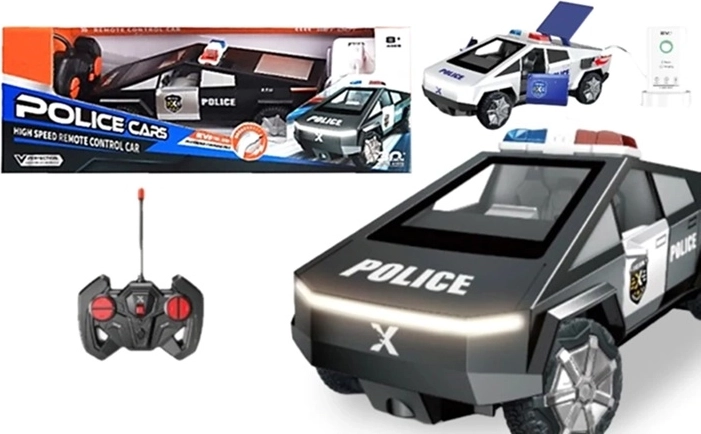 Futuristično policijsko vozilo na daljinsko upravljanje