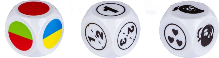 Three dice = lots of combinations and excitement