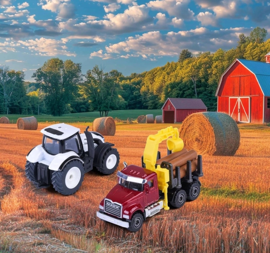 Various agricultural machinery variants
