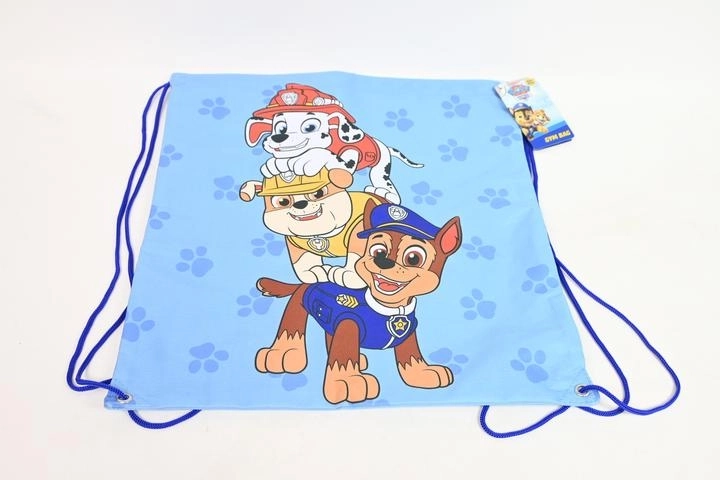 Šolska vrečka za copate in telovadbo Tačke na patrulji 40 × 37,5 cm