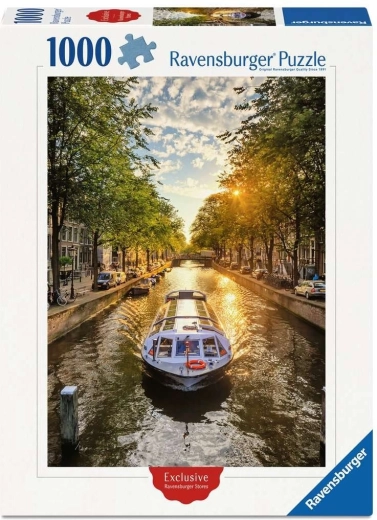 Ravensburger Puzzle Cruise Through the Amsterdam Canals 1000 pieces