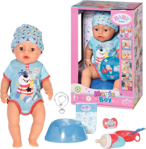 Punčka BABY born deček z čarobno dudo 43 cm