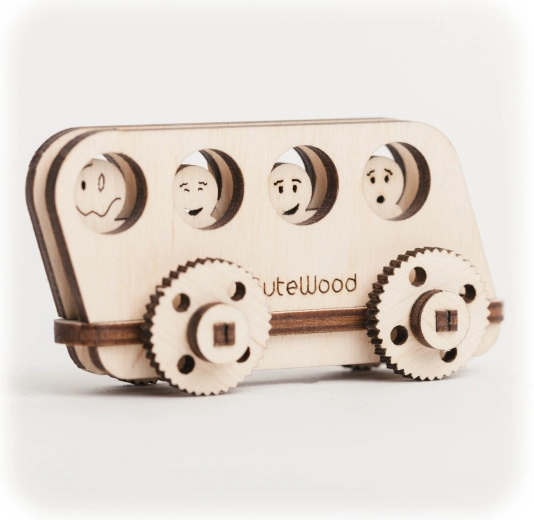 Cutewood lesena 3D sestavljanka avtobus