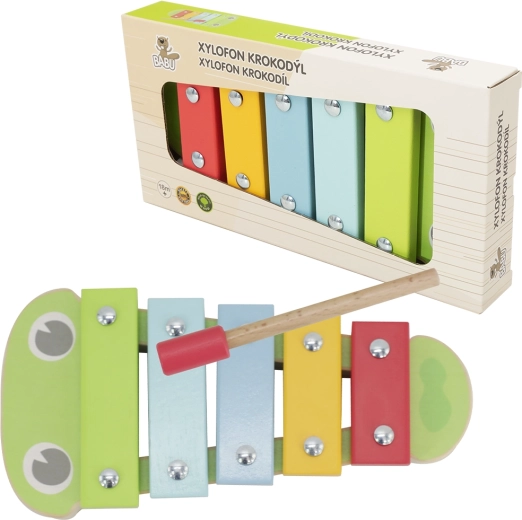 Babu otroški ksilofon krokodil