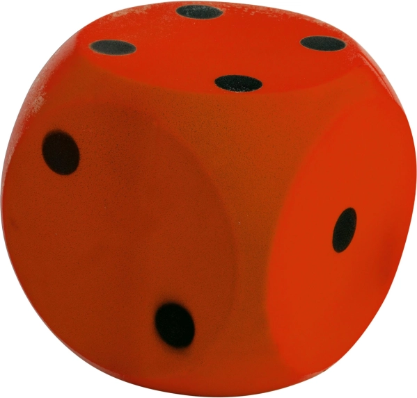 Androni mehka kocka 16 cm – rdeča