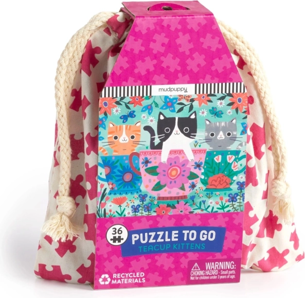 Potovalne sestavljanke: Mucki v lončku - Mudpuppy