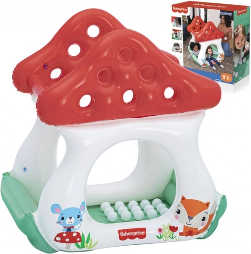 Napenljiv hišica s kroglicami Mušnica Fisher Price