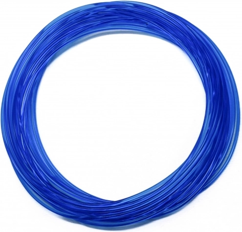 PLA filament prozoren moder 5 m