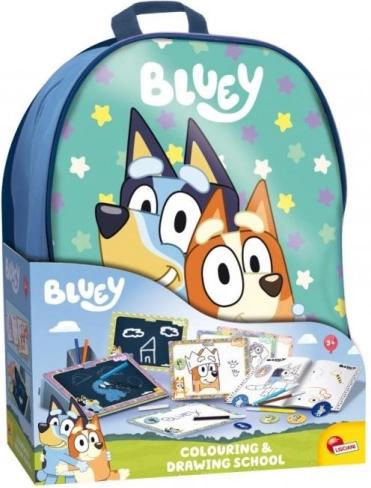 bluey šola risanja – ustvarjalni komplet v nahrbtniku