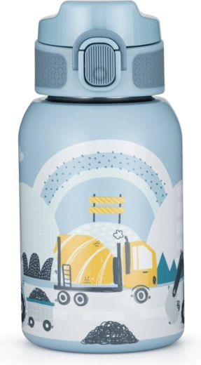 Petite&Mars stainless steel insulated bottle with straw 350 ml Work Zone 12m+