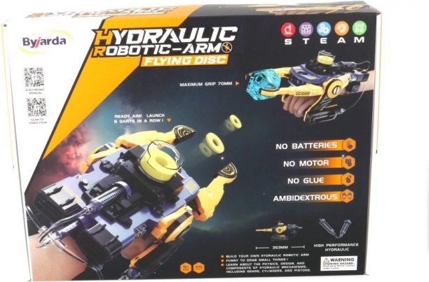 Hidravlična robotska roka – izobraževalni komplet 106 delov