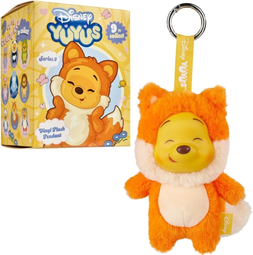 Disney YuYus presenečenje, plišasti obesek Medvedek Pu, serija 2, 15 cm – 1 kos