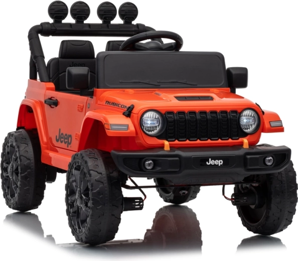 Otroški električni avto Jeep Rubicon 24 V oranžen