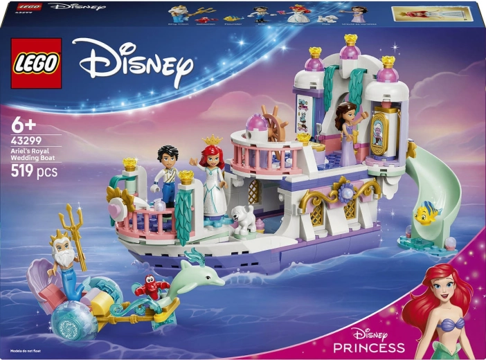 LEGO Disney Princeske Arielina kraljeva poročna ladja