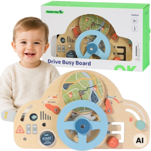 Tooky Toy lesen izobraževalni volan za otroke 3+