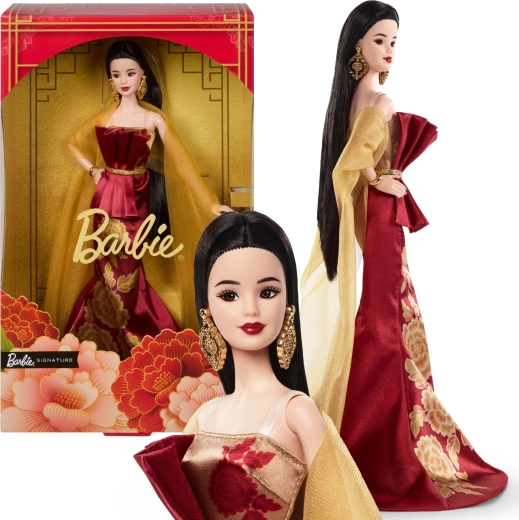 Mattel Barbie Signature zbirateljska punčka ob praznovanju luninega novega leta – 1 kos