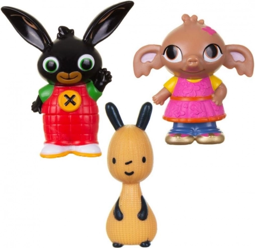 Komplet figur Bing in prijatelji - Bing, Flop, Sula