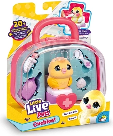 Little Live Pets Ouchies interaktivni piščanček Chirpy
