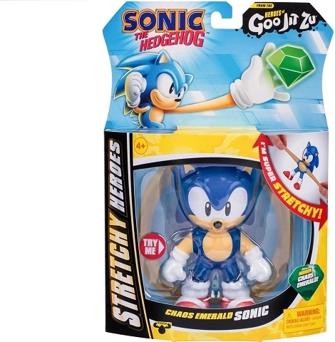 Goo Jit Zu Sonic – raztegljiva figurica s Kaosnim smaragdom